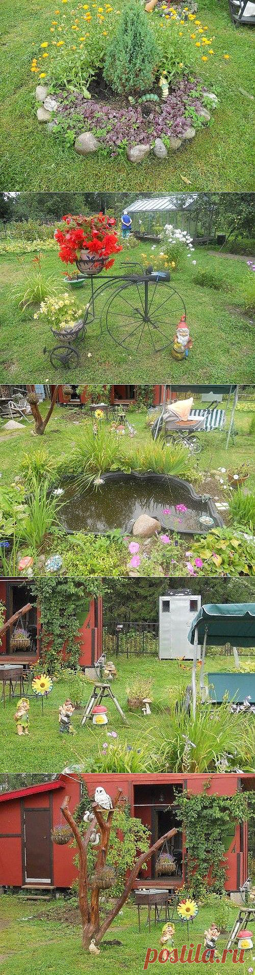 Ландшафтный дизайн на даче. Фото