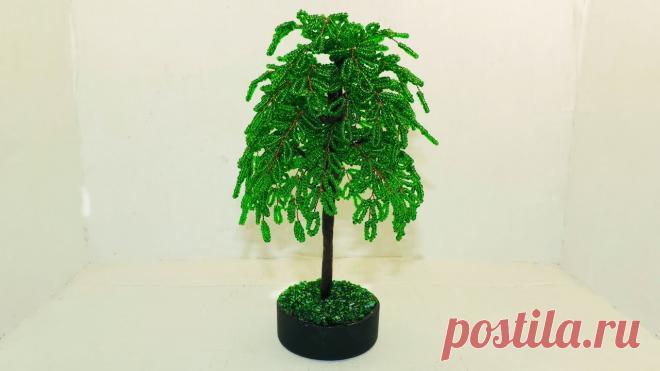 Дерево из бисера для начинающих Всё из бисера и о бисере плетём и вышиваем. Учимся плести и вышивать бисером, уроки и техники бисероплетения, мастер классы, схемы для вышивания бисером