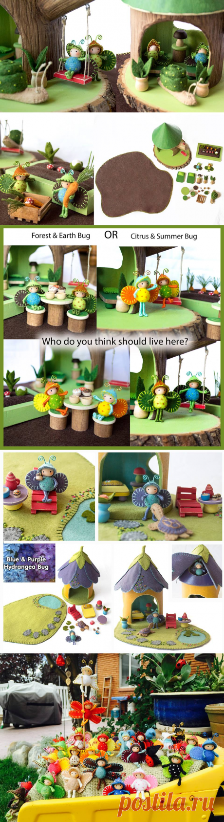 Милейшее фетровое королевство от Даны Д.