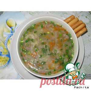 Супчик с куриными желудками - кулинарный рецепт