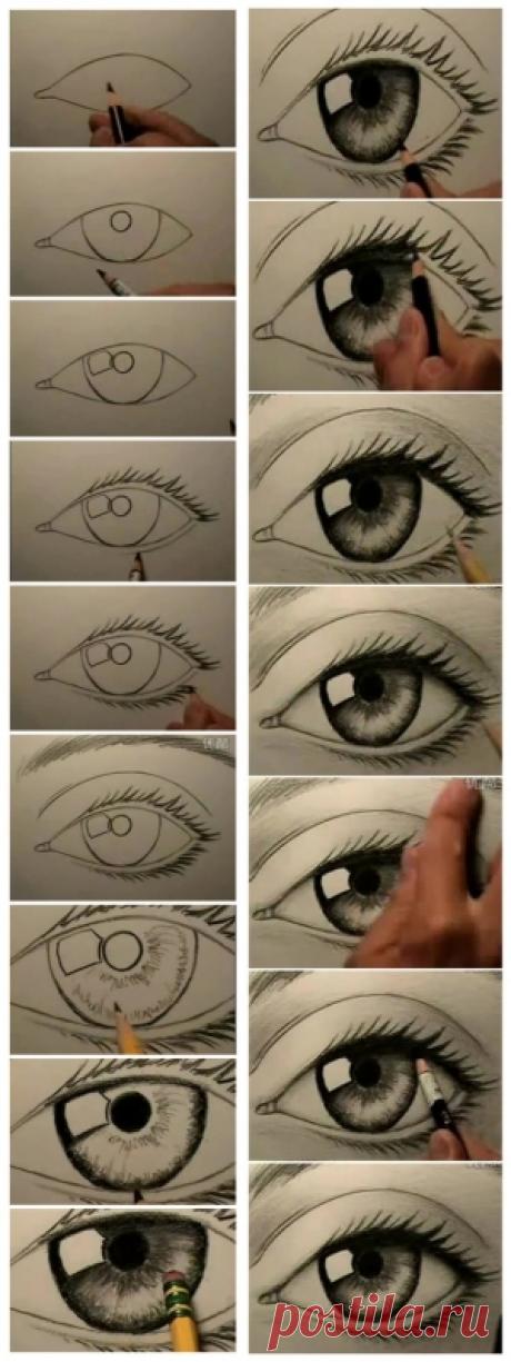 How to draw eyes. I tried this and I'm not a great drawer…