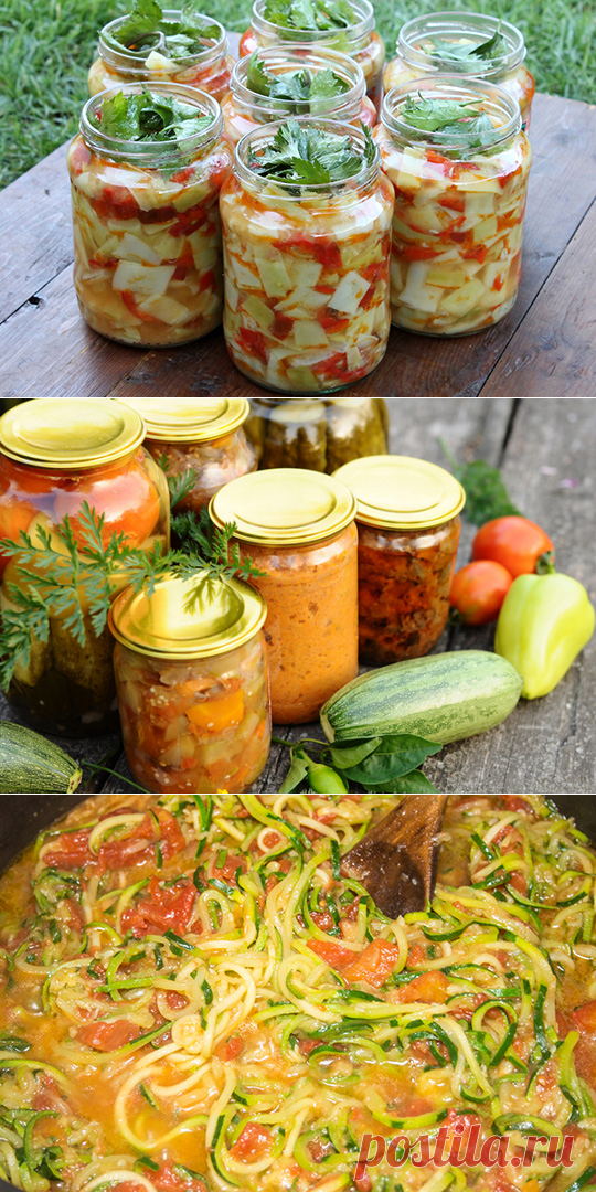 15 рецептов салатов из кабачков на зиму — Вкусная еда