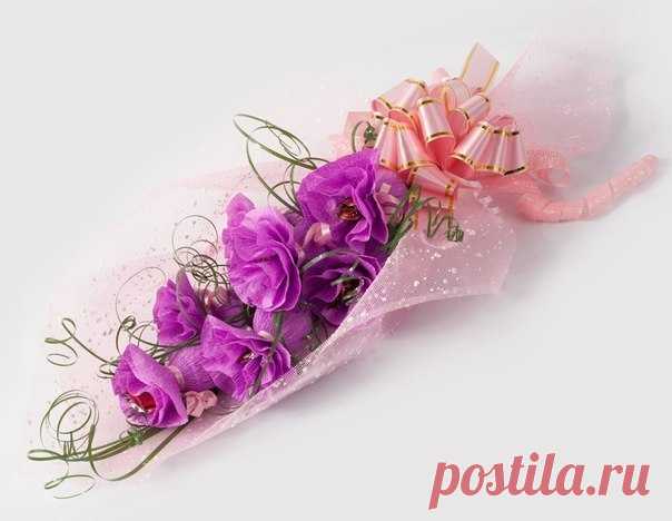 Сладкий букет для сладких встреч — Сделай сам, идеи для творчества - DIY Ideas