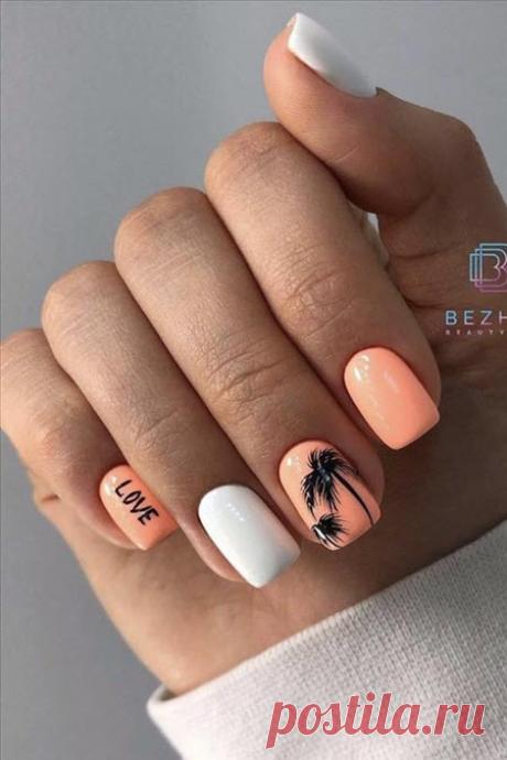 Тренды маникюра лето 2021 на короткие ногти: модные и красивые идеи дизайна | volosomanjaki.com