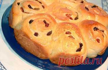 Нежные булочки с изюмом — Сад Заготовка
