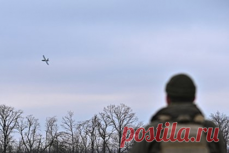 Над акваторией Азовского моря сбили ударный беспилотник ВСУ