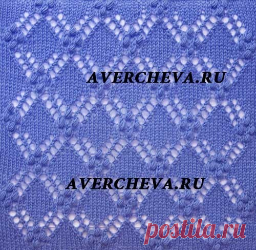 Узор спицами