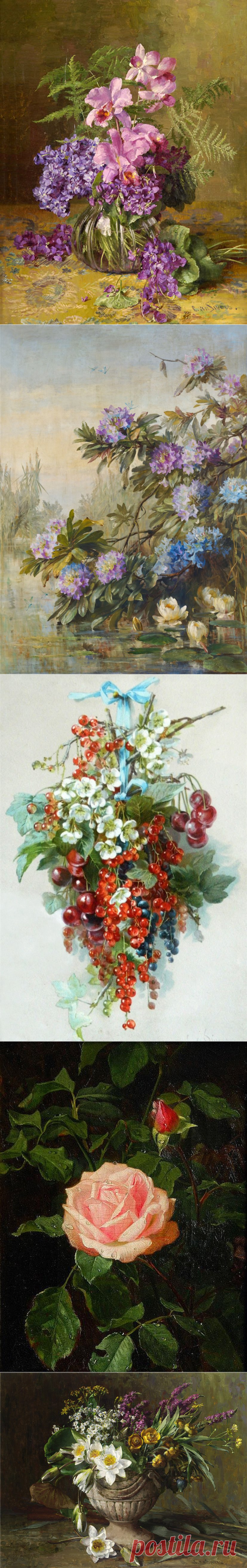 ЦВЕТОЧНОКОЛЛЕКЦИОННОЕ... CLARA VON SIVERS (GERMAN, 1854–1924)