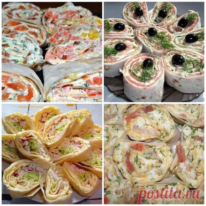 Как приготовить закуски из лаваша  - рецепт, ингредиенты и фотографии