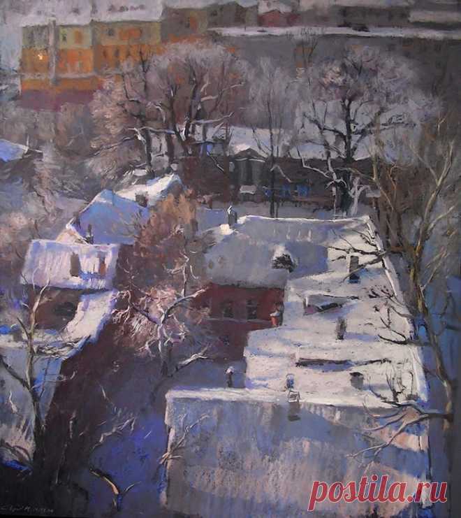 Художник — Михаил Дуцев.
«Зимний день» (2004)