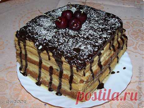 Медовик (без муторного раскатывания коржей) | Страна Мастеров