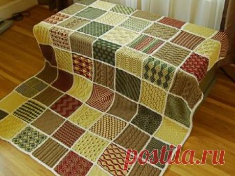 Raverly: перевод заметок о вязании пледа: annarakhmanina