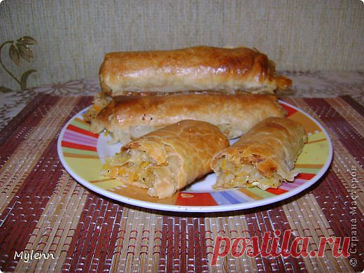 Капустные трубочки - необыкновенно лёгкое в исполнении и очень вкусное блюдо. Мастер-класс.