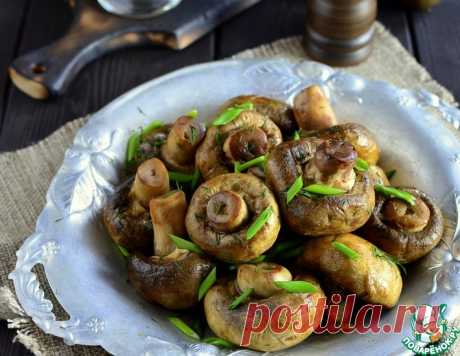 Шампиньоны сочные с соусом – кулинарный рецепт