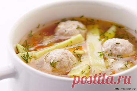Картофельный суп с фрикадельками
