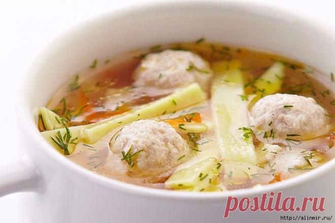 Картофельный суп с фрикадельками