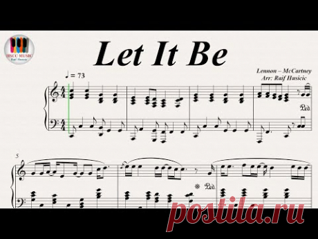 Let It Be - The Beatles, Piano