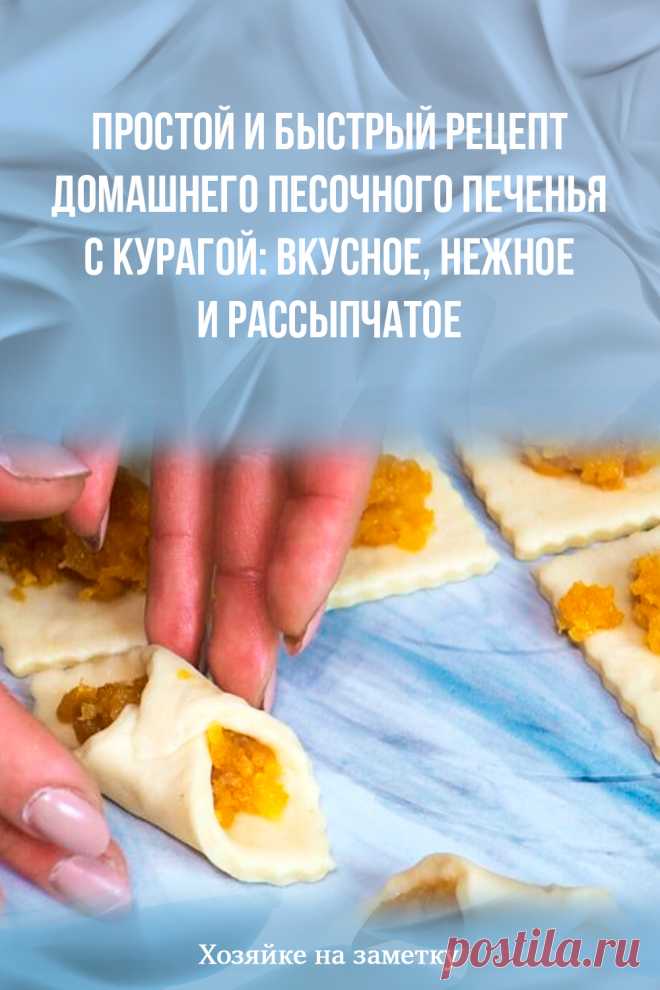 Простой и быстрый рецепт домашнего песочного печенья с курагой: вкусное, нежное и рассыпчатое