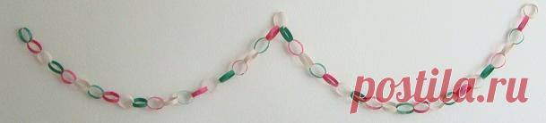 Новогодняя гирлянда своими руками