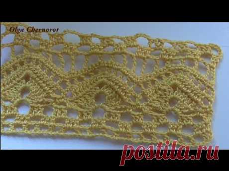 Красивый узор для топа, юбки, Ч1 openwork pattern