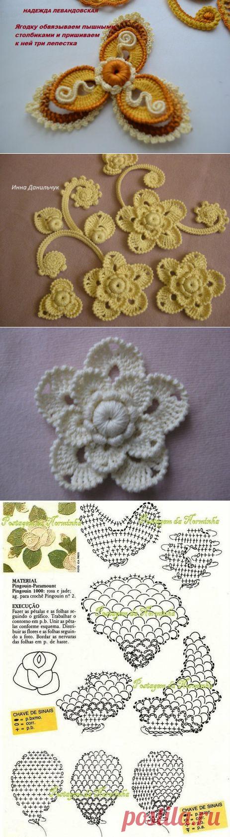 МК по ирландскому кружеву / Женская одежда крючком. Схемы.