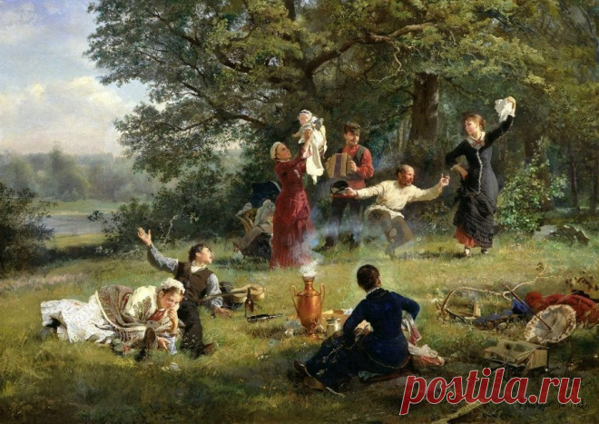 «Воскресный день», (1884 г.)