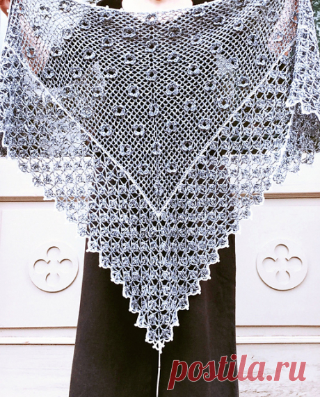 Ravelry: Mitsuko Garden Shawl pattern by Grassharp Stitches