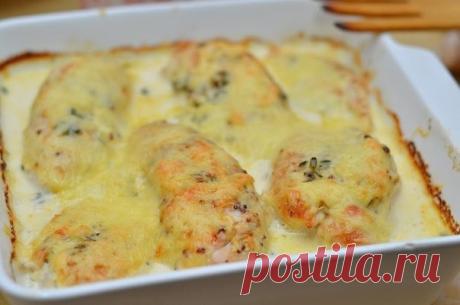 Куриное филе в сливочном соусе + 43 рецепта куриных запеканок.