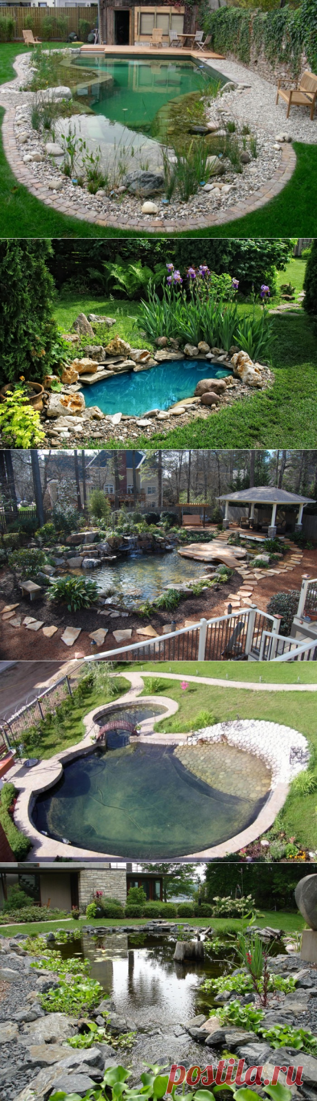 20 ВДОХНОВЛЯЮЩИХ ПРИМЕРОВ ДЕКОРАТИВНЫХ ВОДОЕМОВ, КОТОРЫЕ КАЖДЫЙ СМОЖЕТ СОЗДАТЬ НА СВОЁМ САДОВОМ УЧАСТКЕ — Копилочка полезных советов