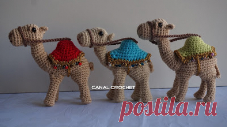 CANAL CROCHET: Camello amigurumi patrón libre.