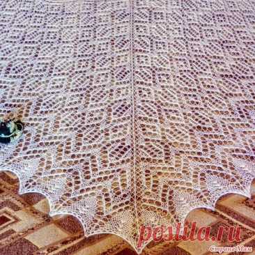 . Шаль "Heartland lece shawl" (со схемами)
