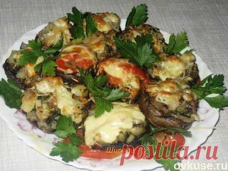 ФАРШИРОВАННЫЕ ГРИБЫ С ЖАРЕНОЙ КАРТОШКОЙ - Простые рецепты Овкусе.ру