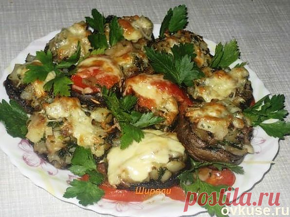 ФАРШИРОВАННЫЕ ГРИБЫ С ЖАРЕНОЙ КАРТОШКОЙ - Простые рецепты Овкусе.ру