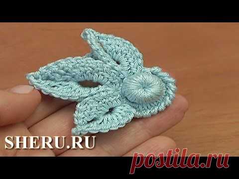 Объёмные лепестки в цветочном элементе
