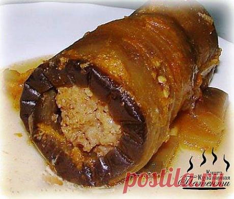 Баклажанные рулетки с фаршем » "Патенти" - кулинарная книга