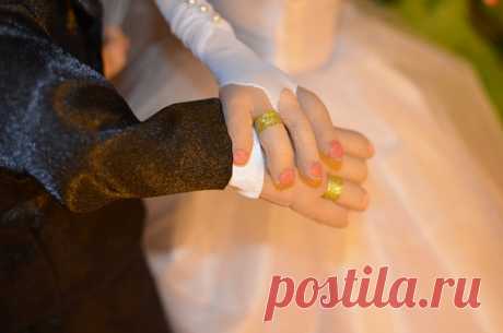 Куклы мини-бар " Молодожены" - ручная работа