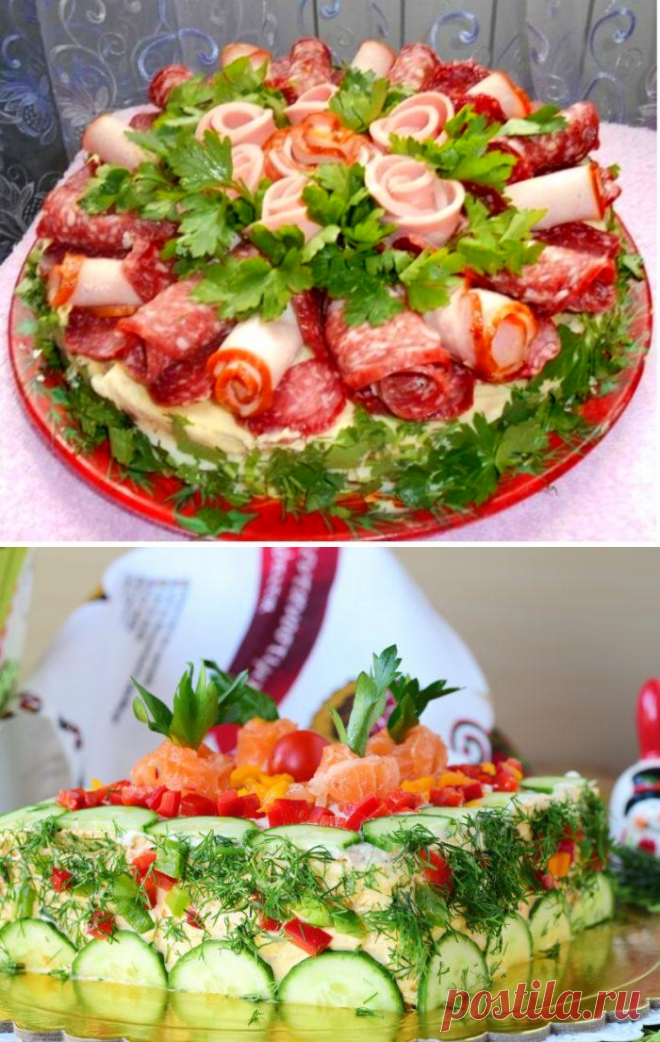 Мясной торт - отличная мужская закуска » Женский Мир