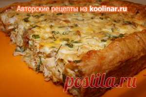 Хорьятики котопита-деревенский куриный пирог рецепт с фотографиями
