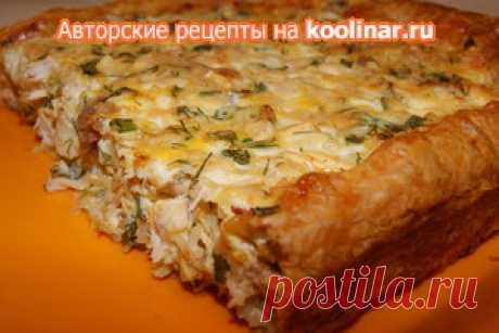 Хорьятики котопита-деревенский куриный пирог рецепт с фотографиями