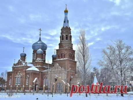 церковь в с Виловатое  под Самарой. Как они похожи с Боровской церковью