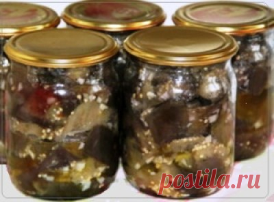 Маринованные баклажаны как грибы