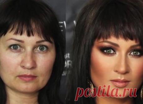 Чудеса макияжа: превращение из обычной девушки в сногшибательную красотку
