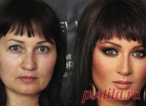 Чудеса макияжа: превращение из обычной девушки в сногшибательную красотку