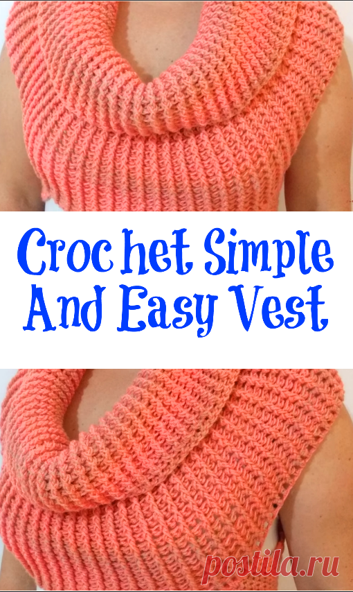 Crochet Simple And Easy Vest - Crochet Ideas