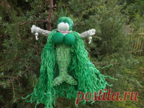 Оберег &quot;Русалушка&quot;-оберег дома,размещают у входа,защищает дом от упырей и пожара а его обитателей от болезней и дурного сглаза.