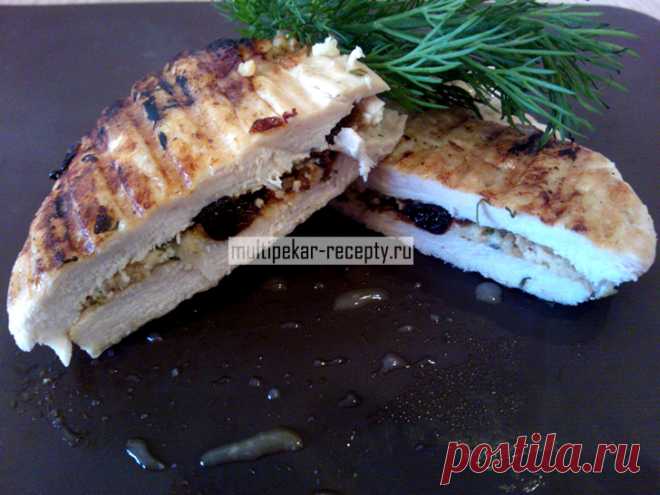 Фаршированная куриная грудка в мультипекаре Редмонд