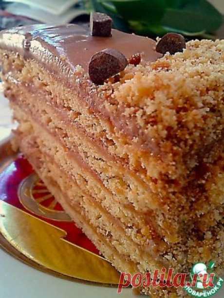Арахисовый торт &quot;Коровка&quot; – кулинарный рецепт