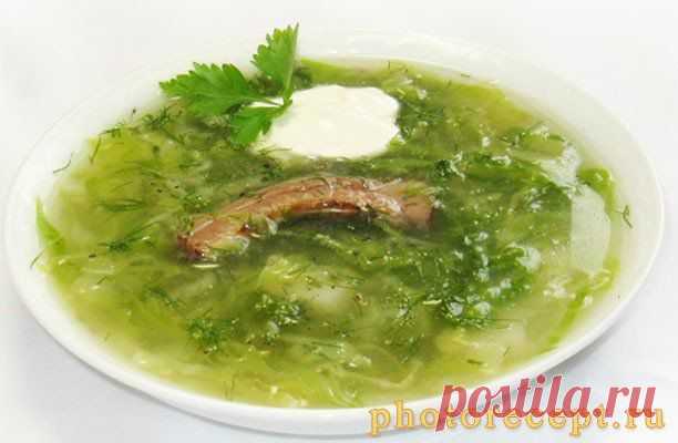 Щи без обжарки на ребрышках со свежей капустой | Четыре вкуса