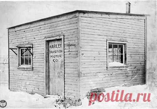 Первый магазин Harley-Davidson Motor Co.”, 1903 г. / Историческая справка