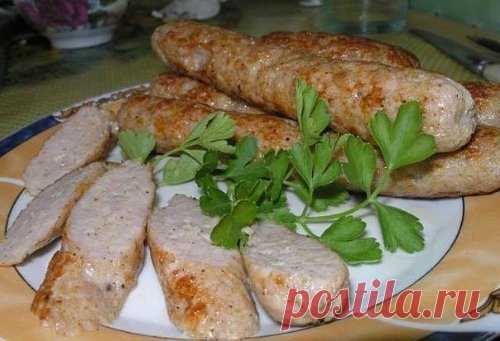 Домашние куриные колбаски — Мой садочек